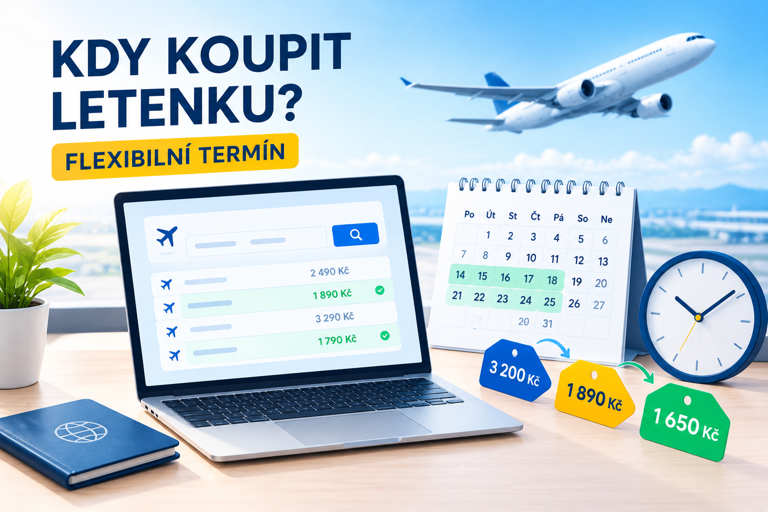 Kdy kupovat letenky, aby byly co nejlevnější?